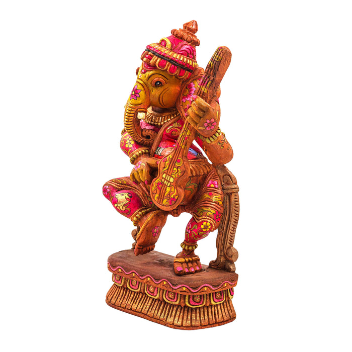 Shringara Ganesha Vengai Wooden Statue
