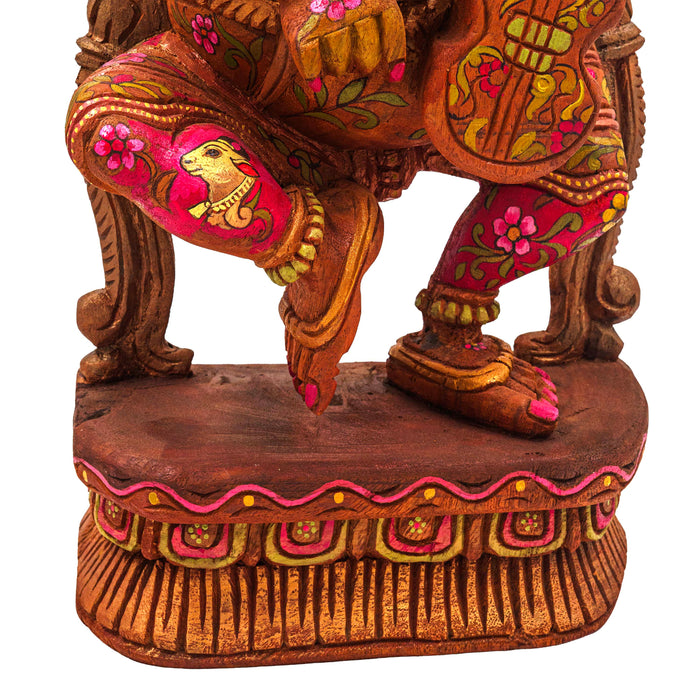 Shringara Ganesha Vengai Wooden Statue