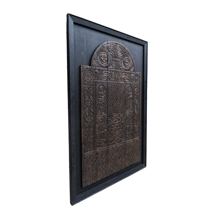 Kaliska Wooden Artwork With Black Frame