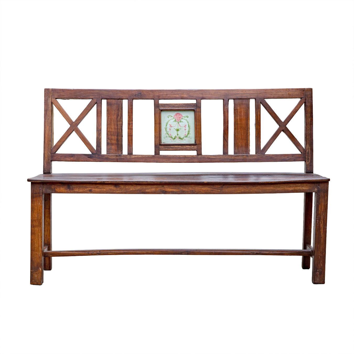 wooden bench