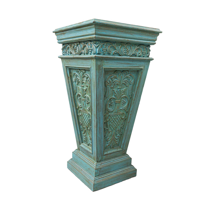 Asrid Wooden Pedestal Teak