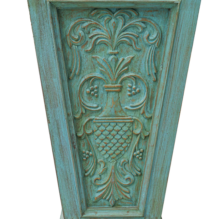 Asrid Wooden Pedestal Teak