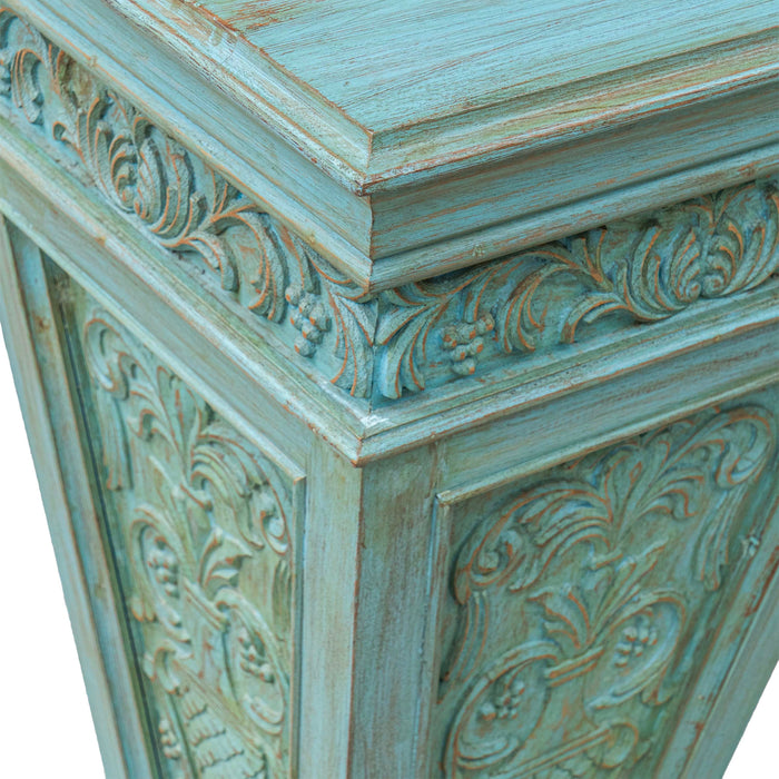 Asrid Wooden Pedestal Teak