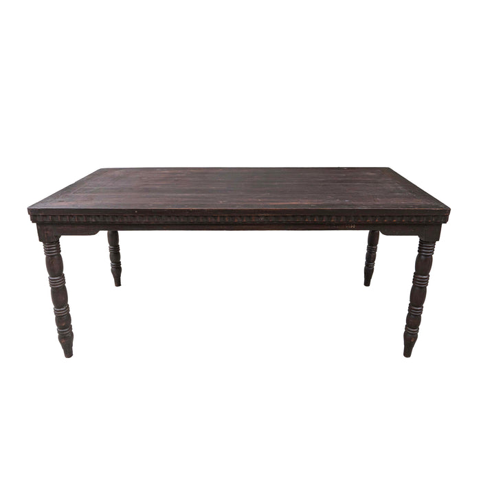 Lujan Wooden Art Deco Dinning Table