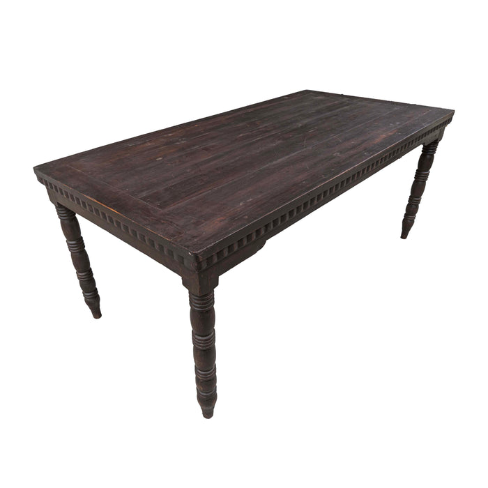 Lujan Wooden Art Deco Dinning Table