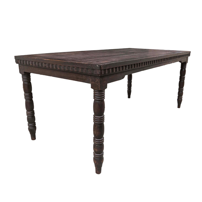 Lujan Wooden Art Deco Dinning Table