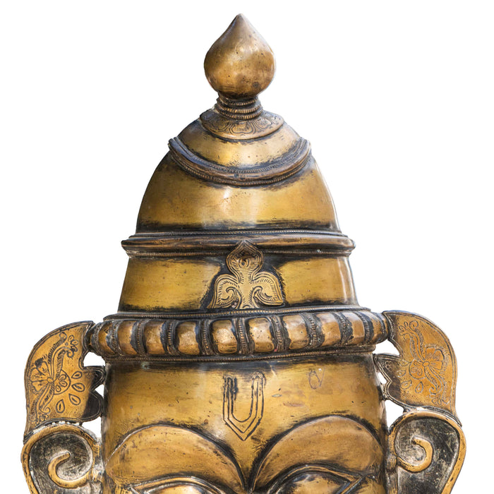 Anjaneydu Brass Hanuman Mask