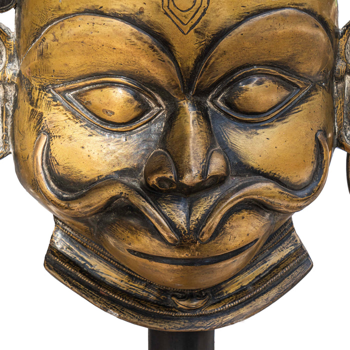 Anjaneydu Brass Hanuman Mask