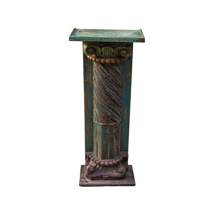 Khiar Wooden Pedestal Teak