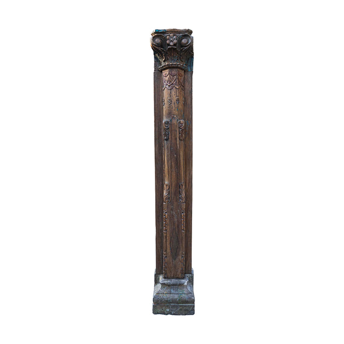 Kiaan Wooden Half Pillar Set