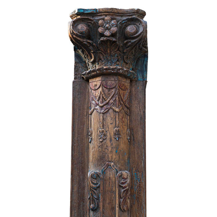 Kiaan Wooden Half Pillar Set