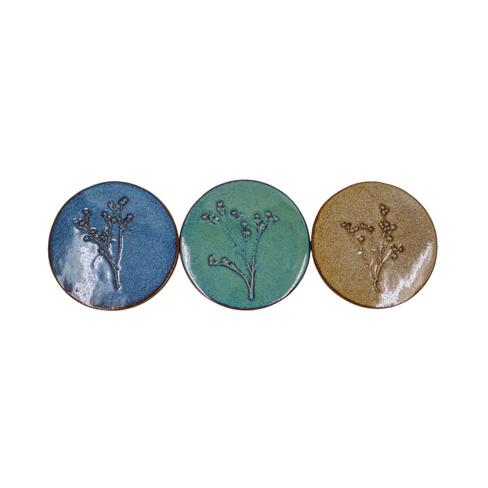 Multicolor Coasters (Set of 3)