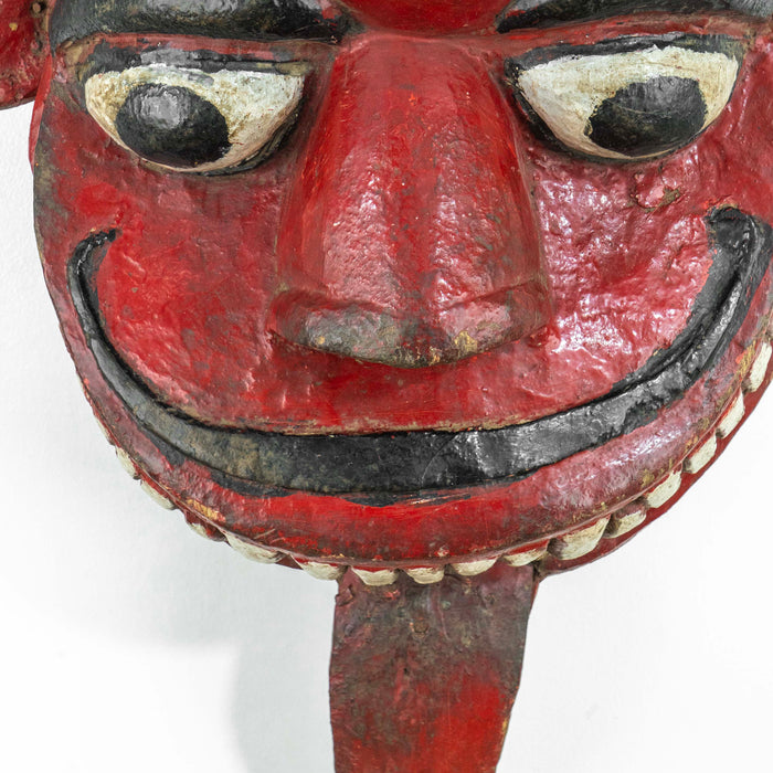 Mukhavat Red Wooden Mask