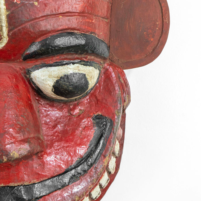 Mukhavat Red Wooden Mask