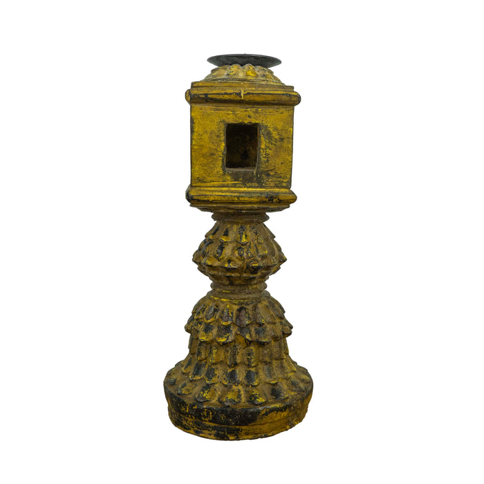 Aras Resin Wood Candle Holder