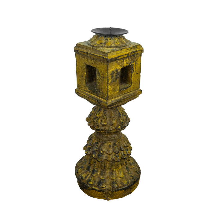 Aras Resin Wood Candle Holder