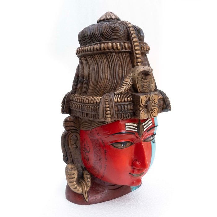 Shiva Mask Red & Blue Dancing Shiva