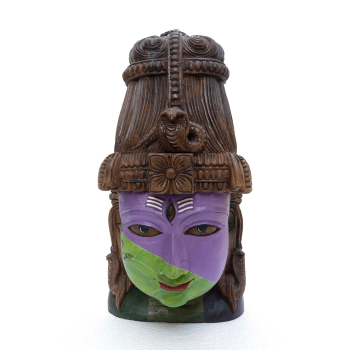 Shiva Mask Purple & Green