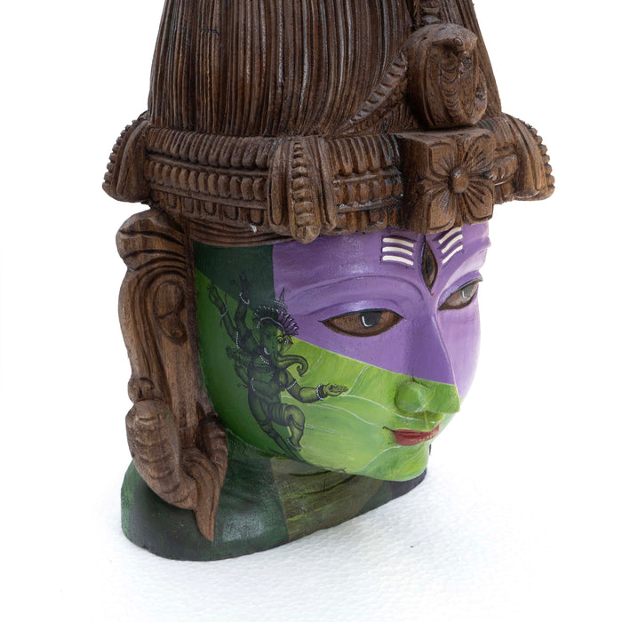 Shiva Mask Purple & Green