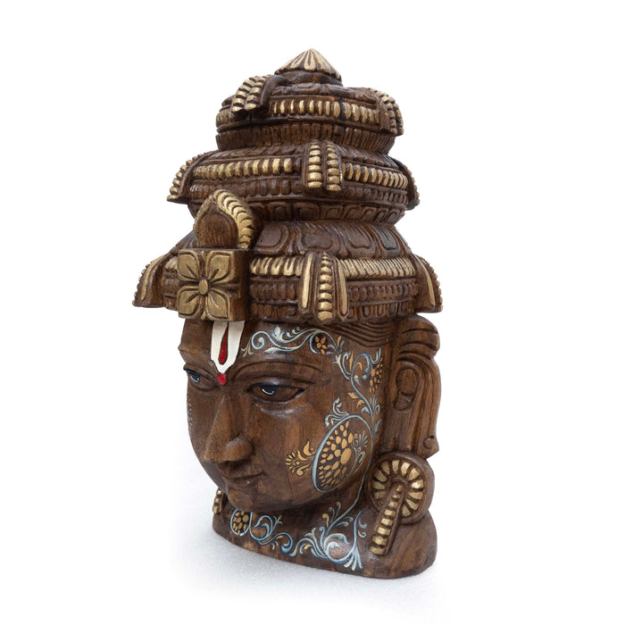Vishnu Mask Vishnu Tanjore Style