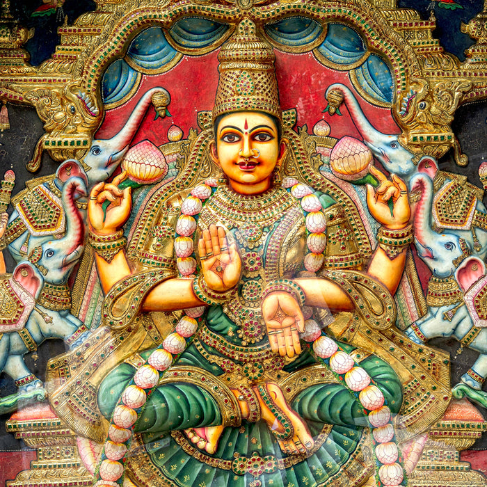 GAJALAKSHMI TANJORE PAINTING