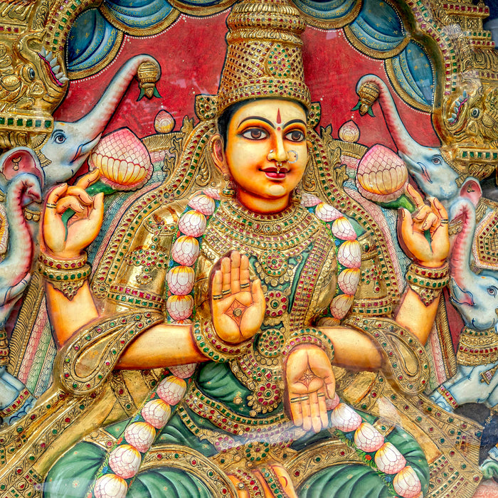 GAJALAKSHMI TANJORE PAINTING