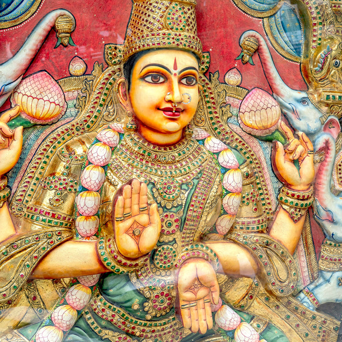 GAJALAKSHMI TANJORE PAINTING