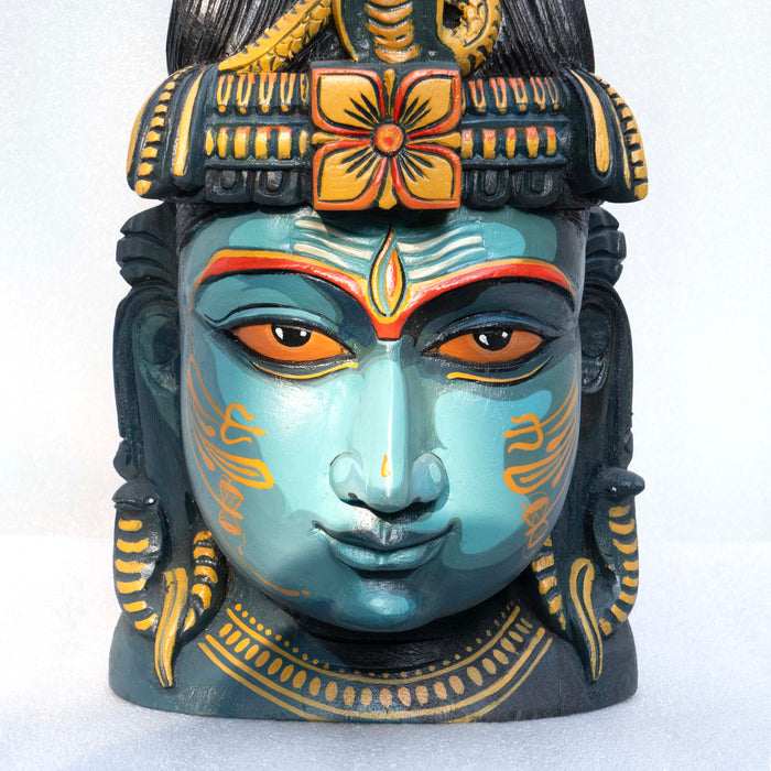 Shiva Mask Kathakali Style