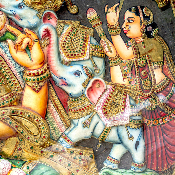 GAJALAKSHMI TANJORE PAINTING