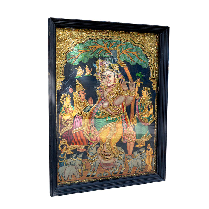 KRISHNA TANJORE PAINTING