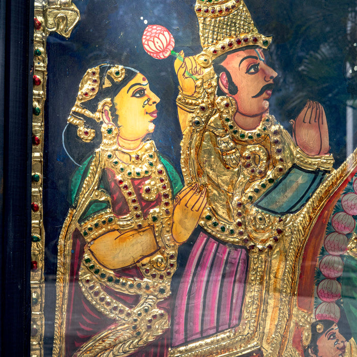KRISHNA TANJORE PAINTING