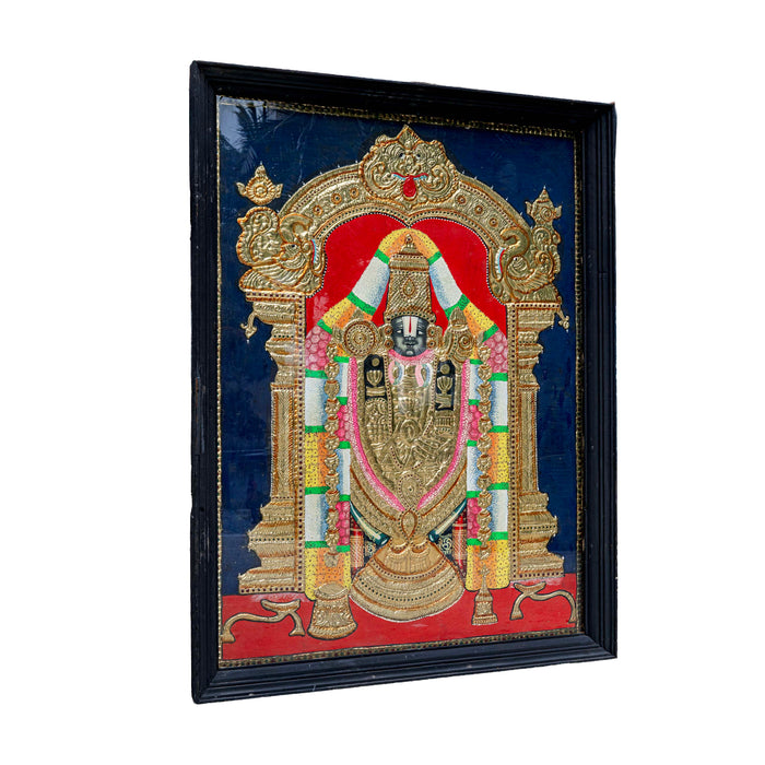 VENKATESHWARA SWAMY TANJORE PAINTING