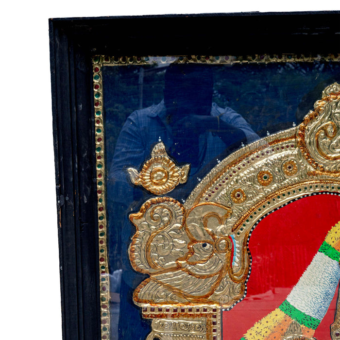 VENKATESHWARA SWAMY TANJORE PAINTING