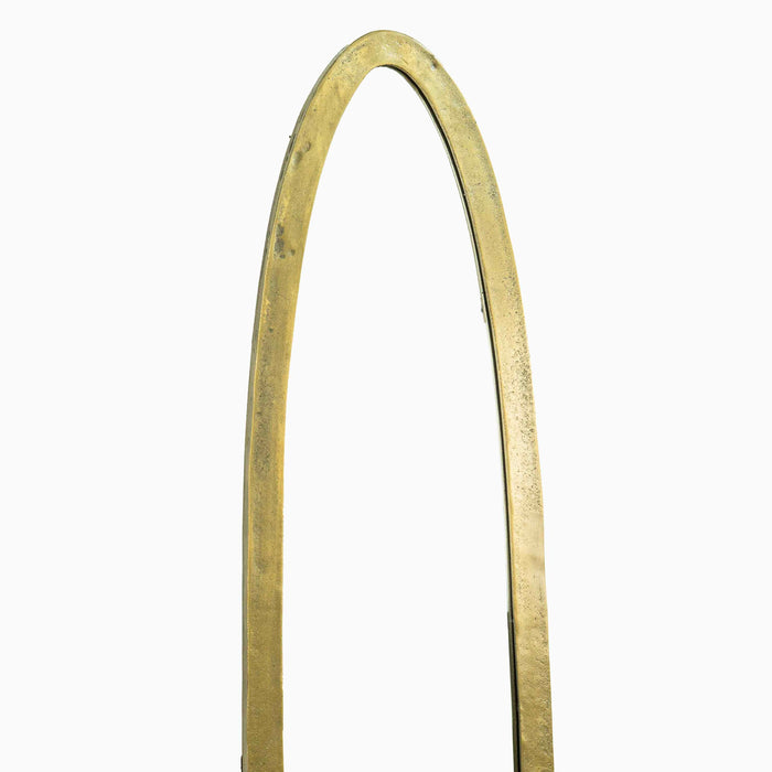 Vespera Brass Antique Mirror