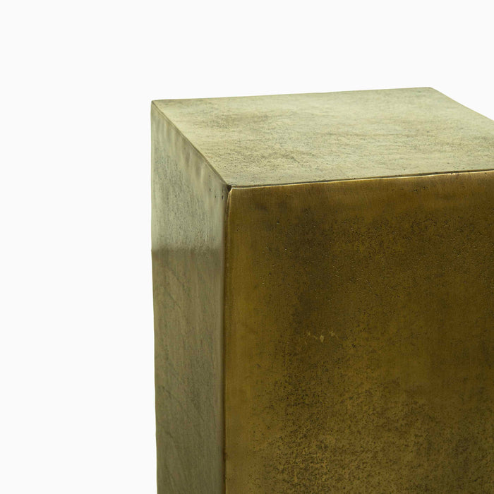 Arien Brass Antique Pedestal