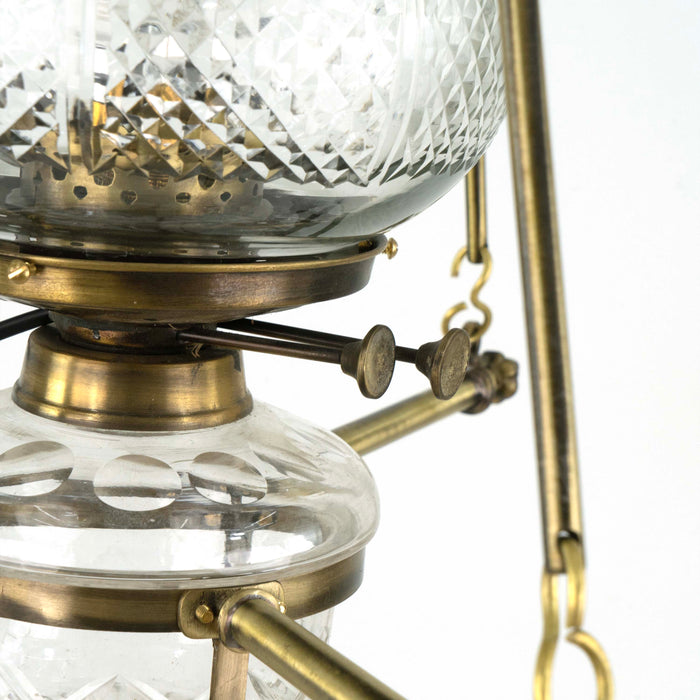 Tiffany Brass Pully Pendant Lamp