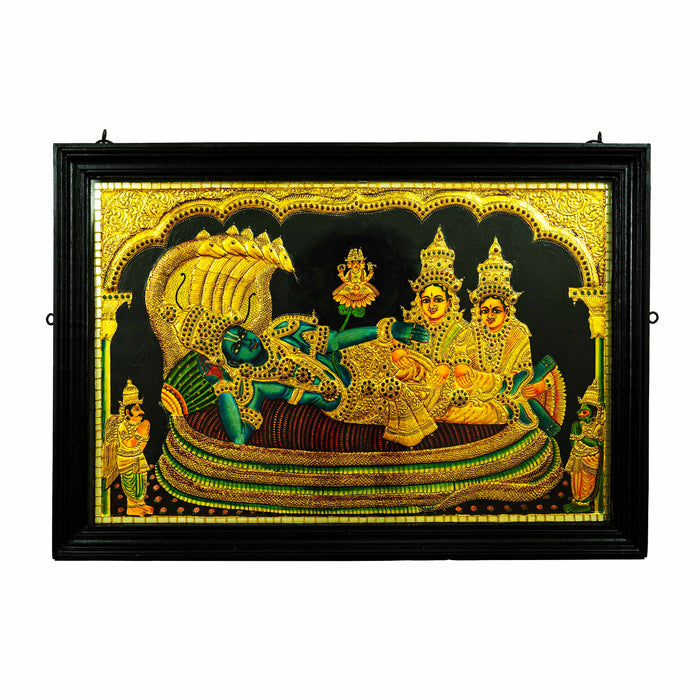 Tanjore Painting Teak with Ranganathar