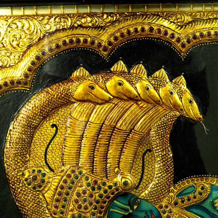 Tanjore Painting Teak with Ranganathar