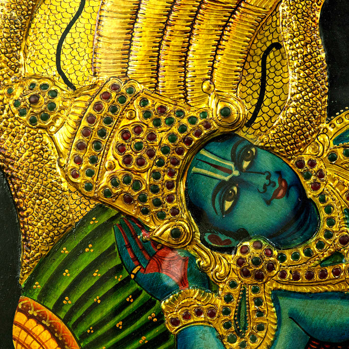 Tanjore Painting Teak with Ranganathar