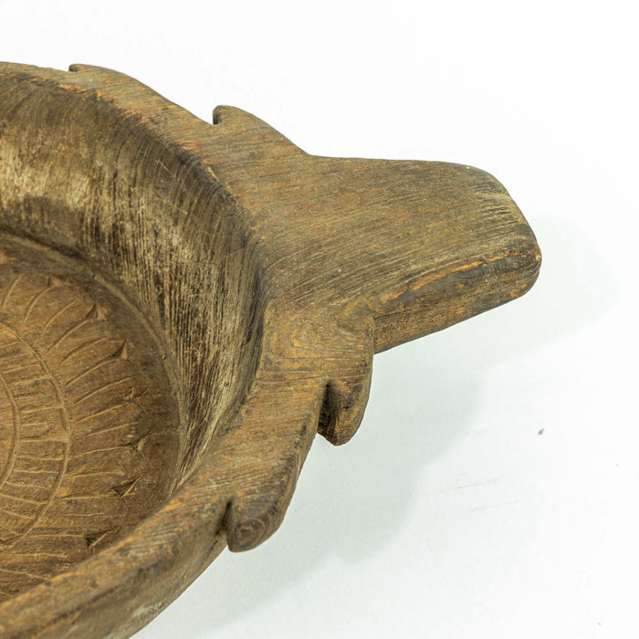 Sphatika Teakwood Carving Tray Plate