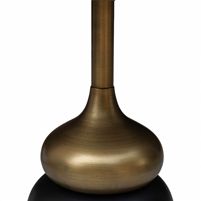 Torin Brass Antique Nad Blackish Bronze Side Table - Small