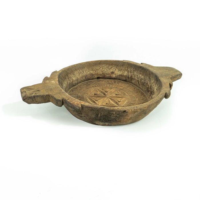 Sphatika Teakwood Carving Tray Plate