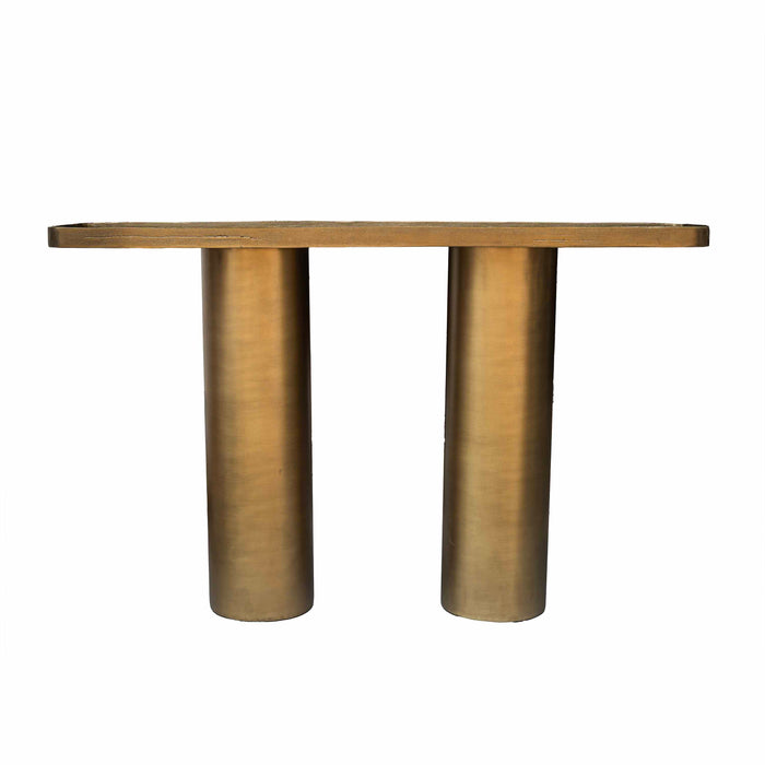 Nyambura Brass Antique Console Table