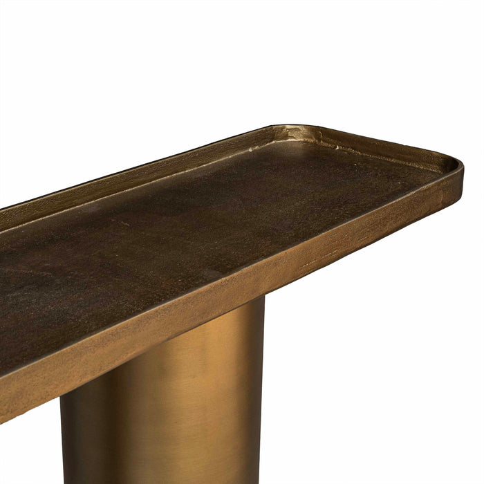 Nyambura Brass Antique Console Table