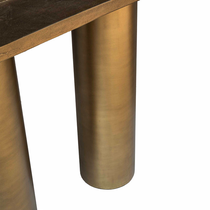 Nyambura Brass Antique Console Table