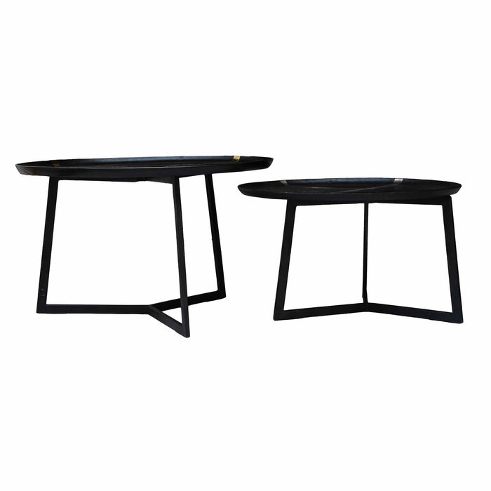 Dagny Top Blackish Bronze Coffee Table (Set of 2)