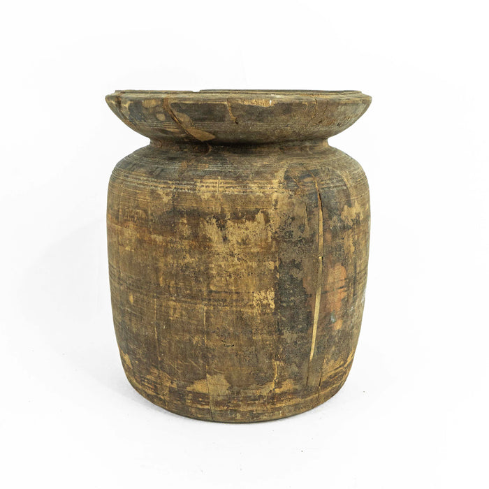 Kirtan Old Wooden Pot