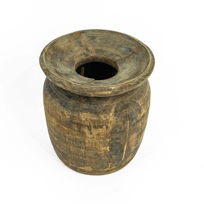 Kirtan Old Wooden Pot