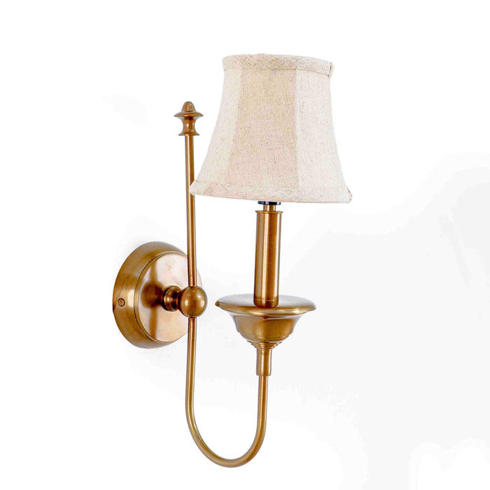 Sapphira Brass Wall Scone