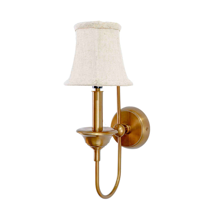 Sapphira Brass Wall Scone